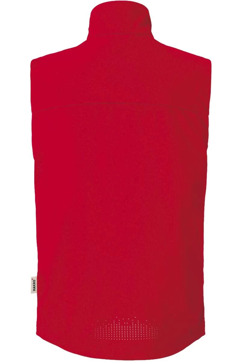 HAKRO 854 Regular Fit Softshellweste Rot 4 HAKRO 854 Regular Fit Softshellweste Rot – Bild 4