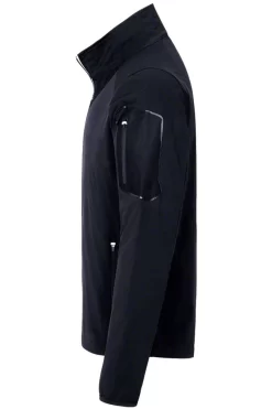 HAKRO 856 Regular Fit Herren Softshelljacke Zip Schwarz -Ho ho ho, Mode in Grün. 0856 005 2 800