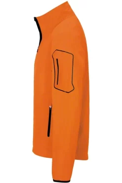 HAKRO 856 Regular Fit Herren Softshelljacke Zip Orange -Ho ho ho, Mode in Grün. 0856 027 2 800