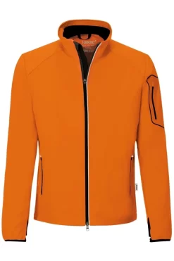 HAKRO 856 Regular Fit Herren Softshelljacke Zip Orange