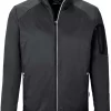HAKRO 856 Regular Fit Herren Softshelljacke Zip Anthrazit
