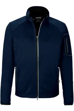 HAKRO 856 Regular Fit Herren Softshelljacke Zip Nachtblau
