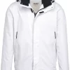 HAKRO 862 Regular Fit Regenjacke Kapuze Weiss