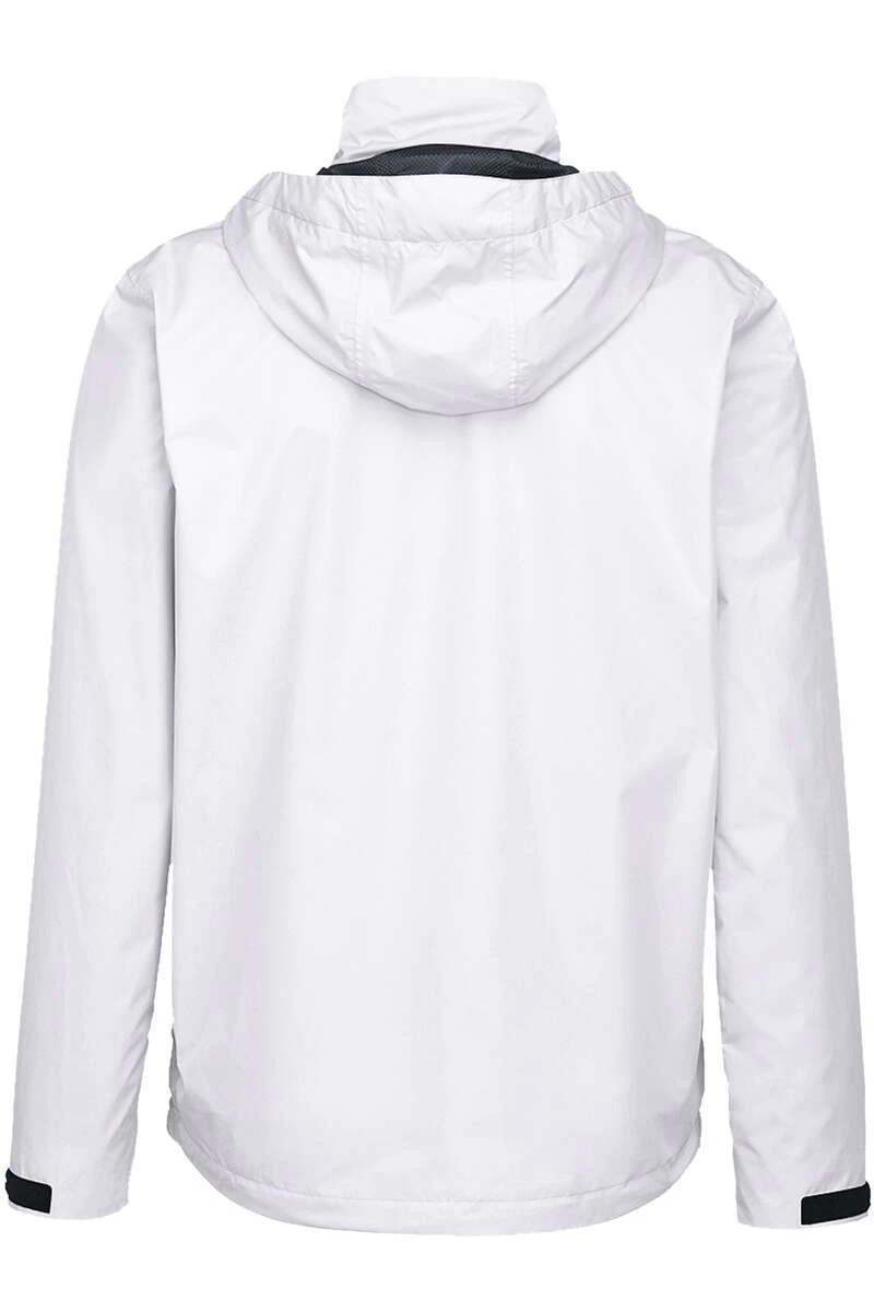 HAKRO 862 Regular Fit Regenjacke Kapuze Weiss 4 HAKRO 862 Regular Fit Regenjacke Kapuze Weiss – Bild 4