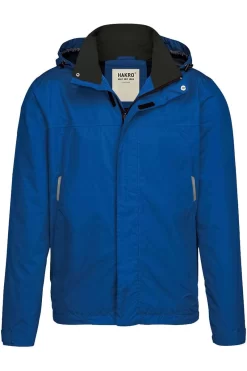 HAKRO 862 Regular Fit Regenjacke Kapuze Royalblau