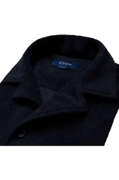 ETON Relaxed Fit Hemd Navy, Einfarbig -Ho ho ho, Mode in Grün. 1000 01671 26 3 800