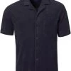 ETON Relaxed Fit Hemd Navy, Einfarbig