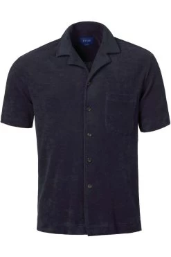 ETON Relaxed Fit Hemd Navy, Einfarbig