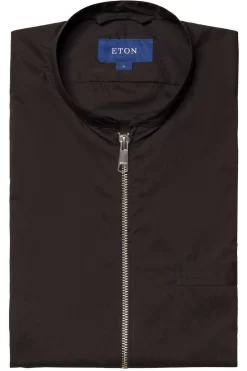 ETON Regular Fit Weste Zip Schwarz -Ho ho ho, Mode in Grün. 1000 02172 18 4 800