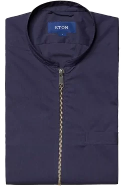 ETON Regular Fit Weste Zip Navy -Ho ho ho, Mode in Grün. 1000 02172 28 4 800