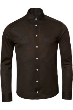 ETON   Slim Fit Longsleeve Poloshirt Schwarz, Einfarbig -Ho ho ho, Mode in Grün. 1000 03590 18 3 800