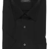 ETERNA Comfort Fit Hemd Schwarz, Einfarbig