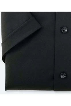 OLYMP Luxor Modern Fit Jerseyhemd Schwarz, Einfarbig 7 OLYMP Luxor Modern Fit Jerseyhemd Schwarz, Einfarbig -Ho ho ho, Mode in Grün. 1202 62 68 5 800