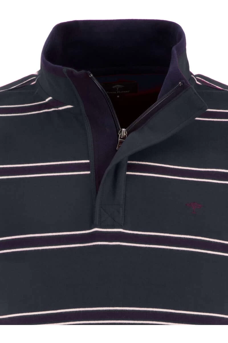 Fynch-Hatton Casual Fit Longsleeve Poloshirt Grün, Gestreift 2 Fynch-Hatton Casual Fit Longsleeve Poloshirt Grün, Gestreift – Bild 2