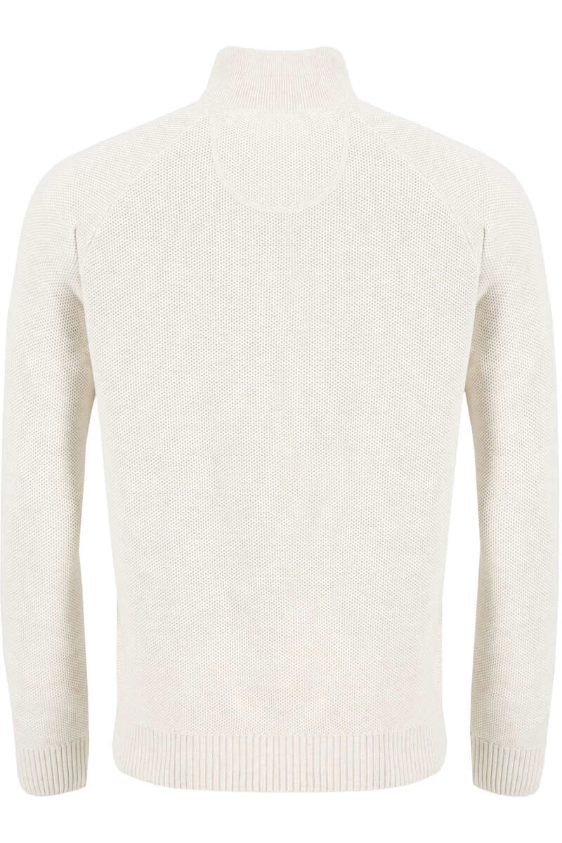 Fynch-Hatton TroyerZip Weiss 2 Fynch-Hatton TroyerZip Weiss – Bild 2