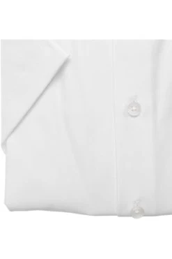 OLYMP Luxor 24/Seven Dynamic Flex Modern Fit Jerseyhemd Weiss, Einfarbig -Ho ho ho, Mode in Grün. 1230 22 00 2 800