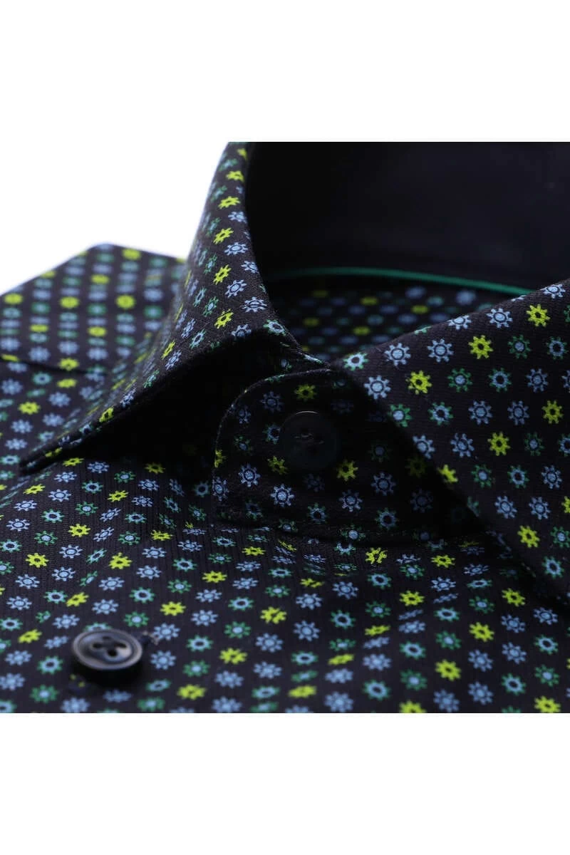 OLYMP Luxor Modern Fit Hemd Grün, Gemustert 2 OLYMP Luxor Modern Fit Hemd Grün, Gemustert – Bild 2