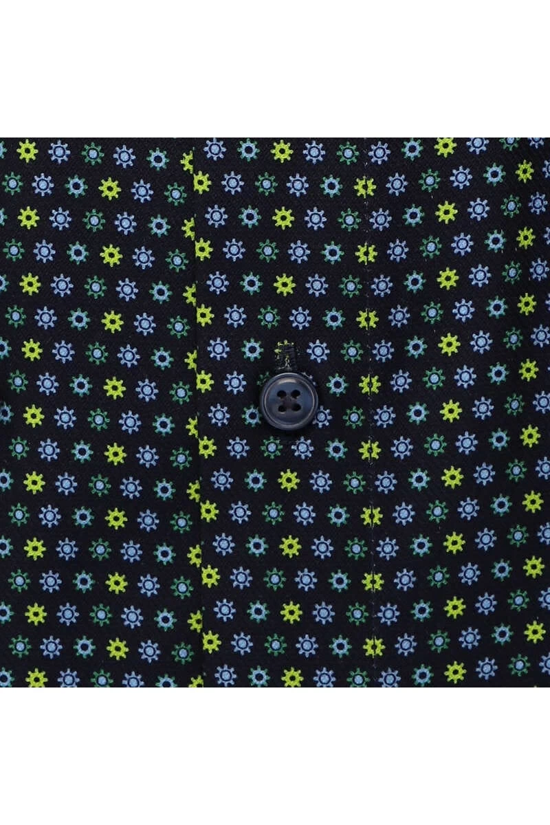 OLYMP Luxor Modern Fit Hemd Grün, Gemustert 4 OLYMP Luxor Modern Fit Hemd Grün, Gemustert – Bild 4