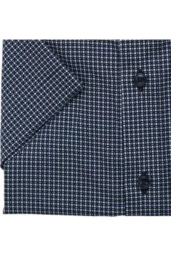 OLYMP Luxor Modern Fit Hemd Marine/blau/weiss, Gemustert -Ho ho ho, Mode in Grün. 1255 32 18 2 800