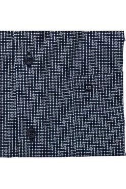 OLYMP Luxor Modern Fit Hemd Marine/blau/weiss, Gemustert -Ho ho ho, Mode in Grün. 1255 32 18 4 800