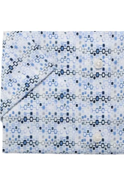 OLYMP Luxor Modern Fit Hemd Bleu/weiss, Gemustert -Ho ho ho, Mode in Grün. 1259 12 11 2 800