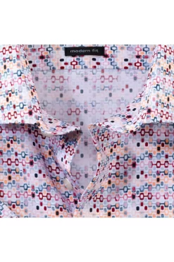 OLYMP Luxor Modern Fit Hemd Orange/blau/weiss, Gemustert 7 OLYMP Luxor Modern Fit Hemd Orange/blau/weiss, Gemustert -Ho ho ho, Mode in Grün. 1259 12 90 3 800