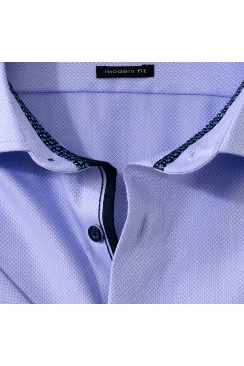 OLYMP Luxor Modern Fit Hemd Flieder, Faux-uni 3 OLYMP Luxor Modern Fit Hemd Flieder, Faux-uni – Bild 3
