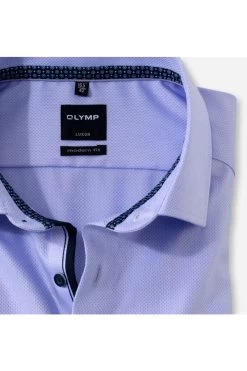 OLYMP Luxor Modern Fit Hemd Flieder, Faux-uni 7 OLYMP Luxor Modern Fit Hemd Flieder, Faux-uni -Ho ho ho, Mode in Grün. 1262 72 92 4 800