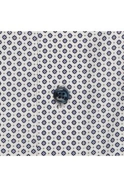 OLYMP Luxor Modern Fit Hemd Weiss, Gemustert 8 OLYMP Luxor Modern Fit Hemd Weiss, Gemustert -Ho ho ho, Mode in Grün. 1304 72 00 3 800