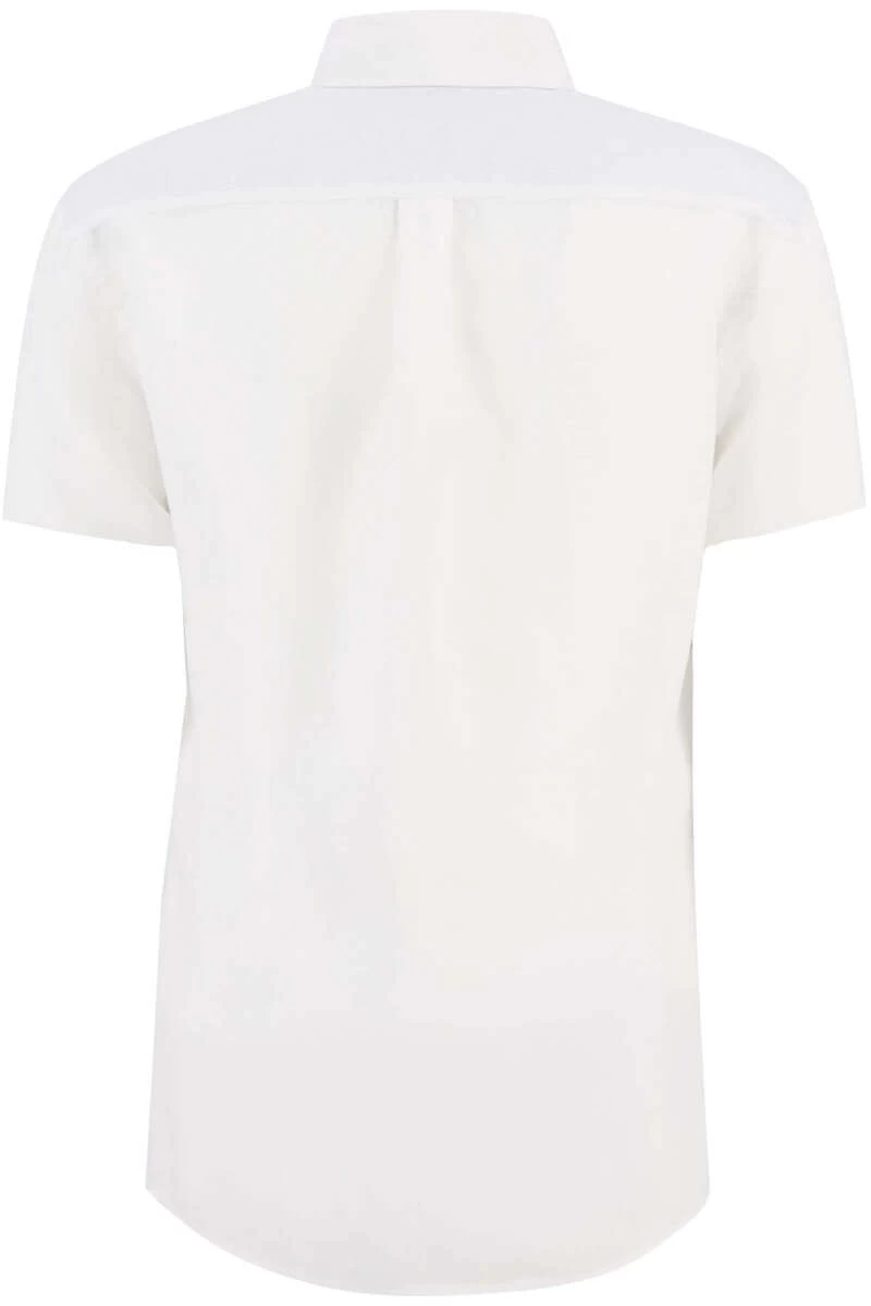 Fynch-Hatton Casual Fit Leinenhemd Weiss, Einfarbig 2 Fynch-Hatton Casual Fit Leinenhemd Weiss, Einfarbig – Bild 2