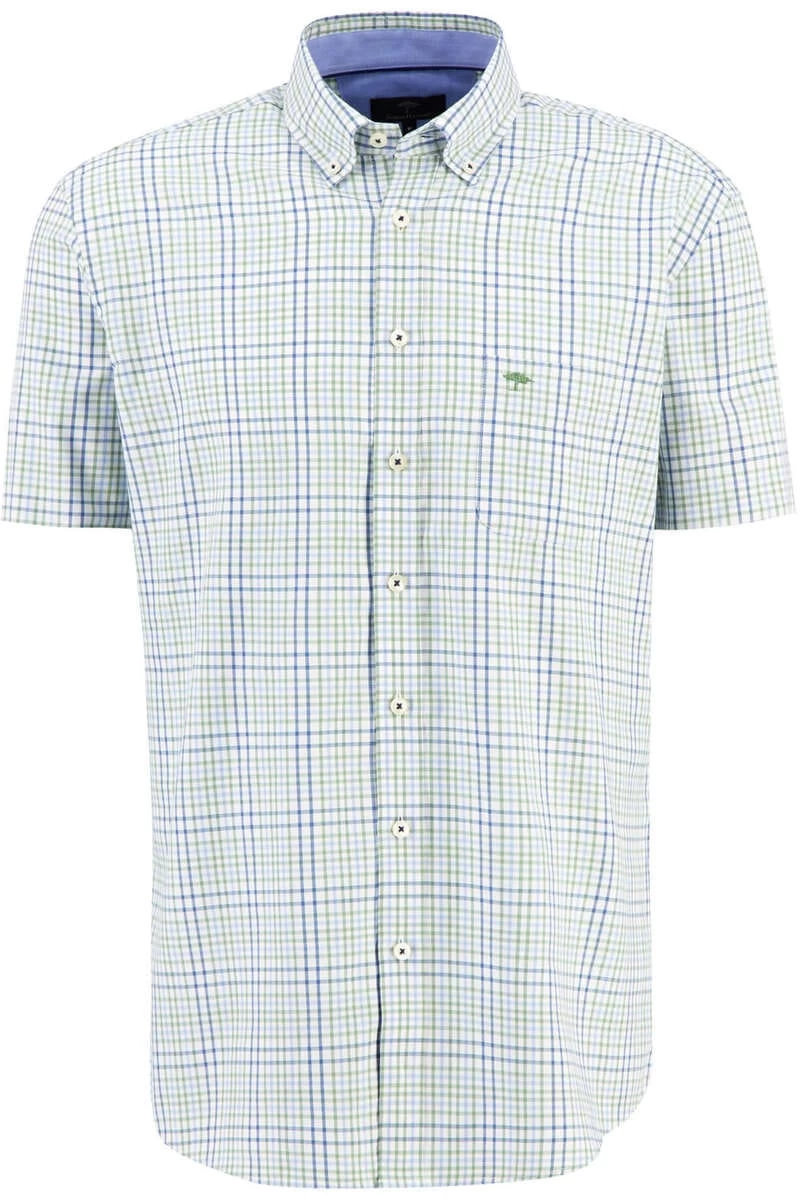 Fynch-Hatton Casual Fit Hemd Grün/blau, Kariert 1 Fynch-Hatton Casual Fit Hemd Grün/blau, Kariert