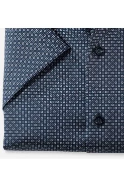 OLYMP Luxor Modern Fit Hemd Marine, Gemustert -Ho ho ho, Mode in Grün. 1330 12 18 2 800