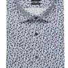 OLYMP Luxor Modern Fit Hemd Weiss/blau, Blumen