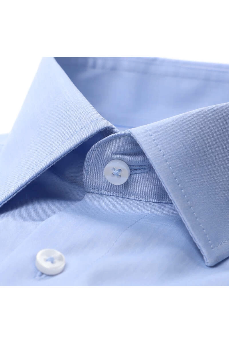 Redmond Comfort Fit Hemd Hellblau, Einfarbig 2 Redmond Comfort Fit Hemd Hellblau, Einfarbig – Bild 2