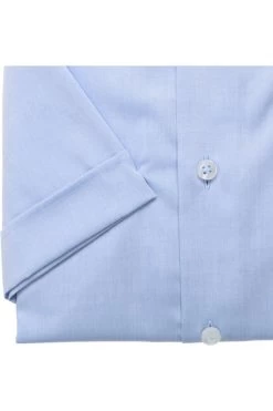 Redmond Slim Fit Hemd Hellblau, Einfarbig -Ho ho ho, Mode in Grün. 140930 10 2 800