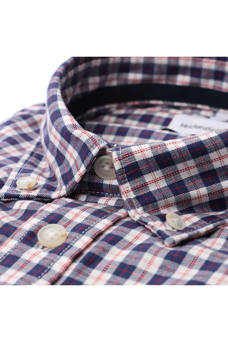 Seidensticker Casual Regular Fit Hemd Blau/rot/weiss, Kariert 2 Seidensticker Casual Regular Fit Hemd Blau/rot/weiss, Kariert – Bild 2