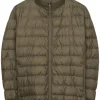 Seidensticker Herren Daunenjacke Stehkragen Oliv