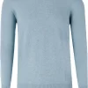 Marvelis Casual Modern Fit Herren Pullover V-Ausschnitt Hellblau