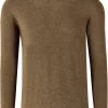 Marvelis Casual Modern Fit Herren Pullover V-Ausschnitt Caramel