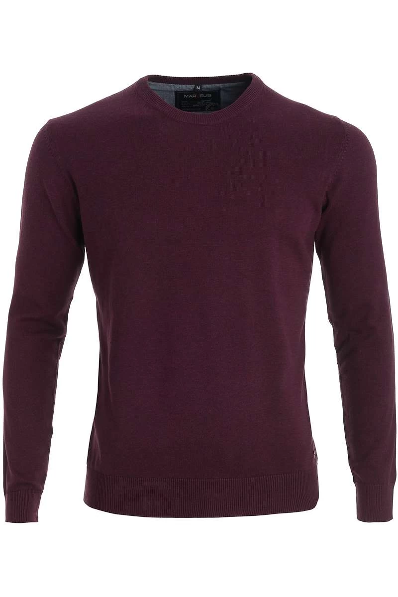 Marvelis Herren Pullover Rundhals Bordeaux 1 Marvelis Herren Pullover Rundhals Bordeaux