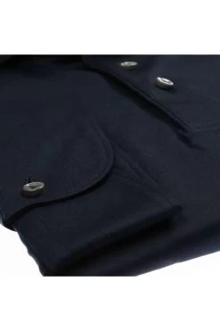 Van Laack Meisterwerk  Slim Fit Longsleeve Poloshirt Navy, Einfarbig -Ho ho ho, Mode in Grün. 20 1726 UC 180031 790 5 800