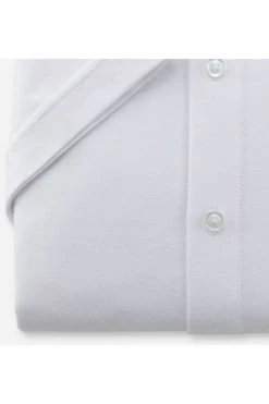 OLYMP Level Five 24/Seven Body Fit Jerseyhemd Weiss, Einfarbig -Ho ho ho, Mode in Grün. 2001 12 00 2 800