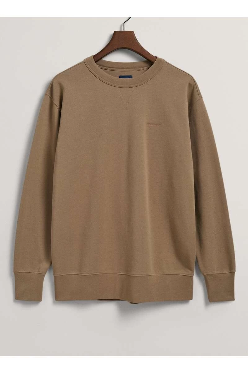 GANT Regular Fit Sweatshirt Rundhals Braun 1 GANT Regular Fit Sweatshirt Rundhals Braun