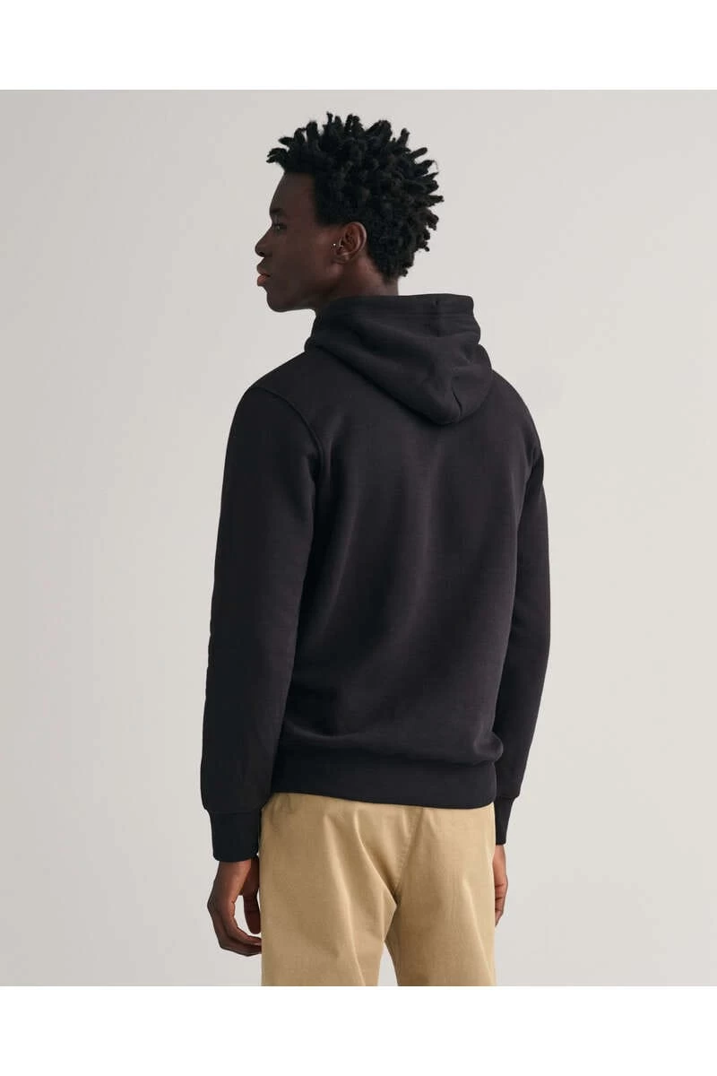 GANT Kapuzen Sweatshirtschwarz 3 GANT Kapuzen Sweatshirtschwarz – Bild 3