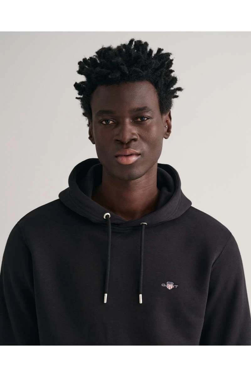 GANT Kapuzen Sweatshirtschwarz 4 GANT Kapuzen Sweatshirtschwarz – Bild 4