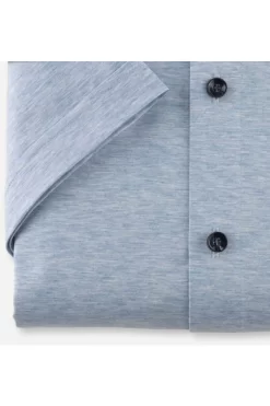 OLYMP Level Five Body Fit Jerseyhemd Hellblau, Meliert 6 OLYMP Level Five Body Fit Jerseyhemd Hellblau, Meliert -Ho ho ho, Mode in Grün. 2008 62 11 2 800