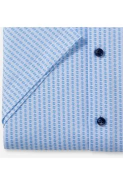 OLYMP Level Five 24/Seven Dynamic Flex Body Fit Jerseyhemd Bleu/weiss, Gemustert -Ho ho ho, Mode in Grün. 2021 32 11 2 800