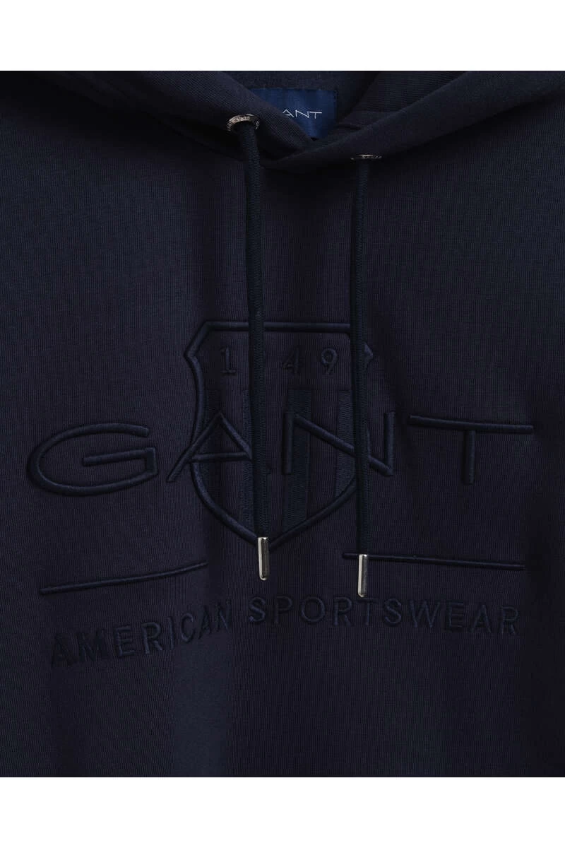 GANT Kapuzen Sweatshirtdunkelblau 2 GANT Kapuzen Sweatshirtdunkelblau – Bild 2