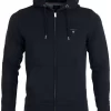 GANT Regular Fit Sweatjacke Mit Kapuze Zip Navy