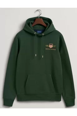 GANT Kapuzen Sweatshirtdunkelgrün